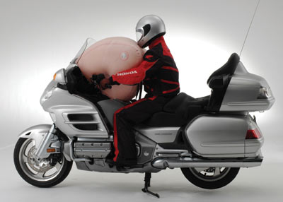Honda on Honda Goldwing Airbag   Motorbikes