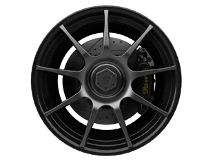 Koenigsegg CCX carbon fibre wheel