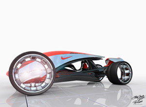 Nike ONE future concept car wheel