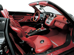 Pagani Zonda F Roadster interior