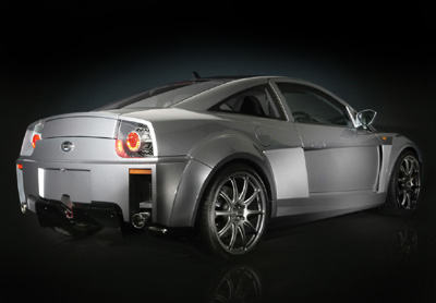 Prodrive P2 rear angle