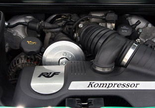 2006 Porsche 997 based RUF R Kompressor engine