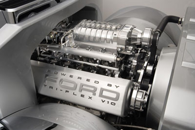 Ford F-250 Super Chief concept truck Tri-Flex engine