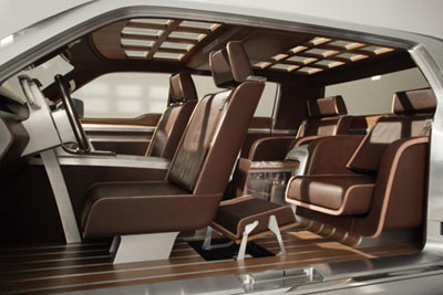 Ford F-250 Super Chief concept truck interior