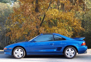 toyota mr2 mk2 pose