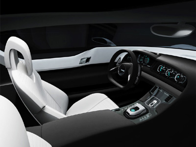 Saab Aero X Interior. Saab Aero X concept interior