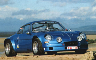Competion spec Renault Alpine A110
