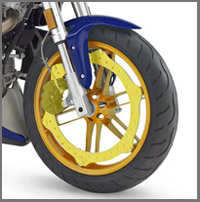 Buell rim mounted brakes