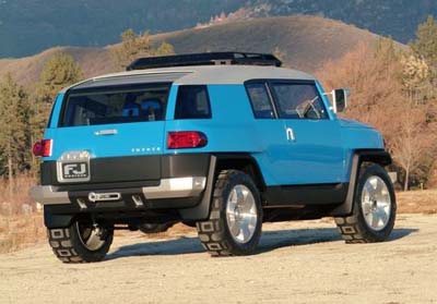 Toyota FJ Cruiser back view