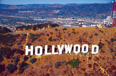 Hollywood on The Famous Hollywood Sign Originally Read   Hollywoodland
