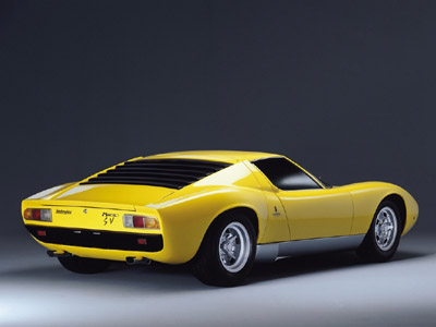 Lamborghini Miura Royalty Free Clip Art