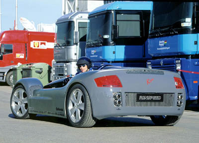 Rinspeed R one concept rear view