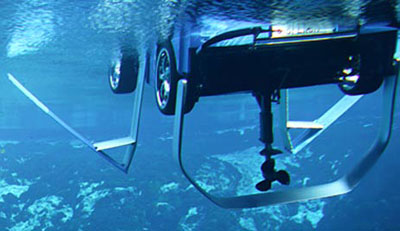 Rinspeed Splash amphibious concept car underwater view