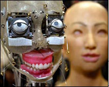 Facial recognition robot (AP photo)