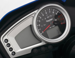 2007 Triumph Tiger 1050 dash