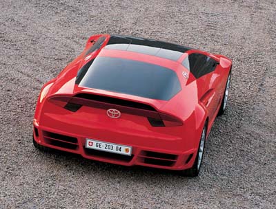 ITALDESIGN TOYOTA ALESSANDRO VOLTA rear view