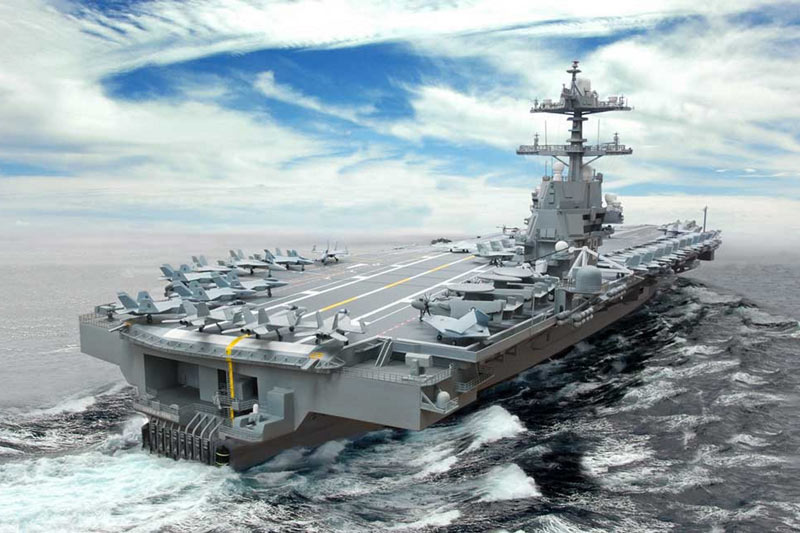 USS Gerald Ford aircraft carrier