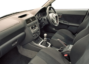 Subaru Impreza WRX STi WR1 interior