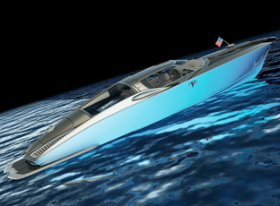 1963 Corvette inspired speed boat by 
                  Bo Zolland