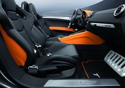 Audi TT Clubsport Quattro concept car interior