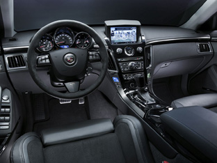 2009 Cadillac CTS-V interior