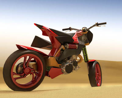 Aprilia Kerkennah concept motorbike
