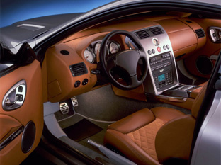 Aston Martin V12 Vanquish interior