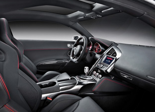 Audi R8 V12 TDI diesel interior