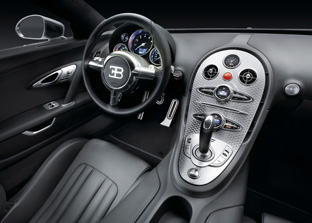 Bugatti Veyron Pur Sang interior