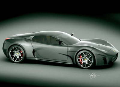 Ferrari Concept 2008 by Luca Serafini