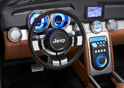 Jeep Trailhawk concept interior