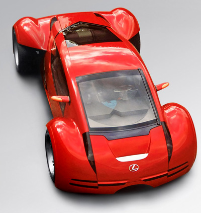 Lexus Concept car from 'Minority Report' film