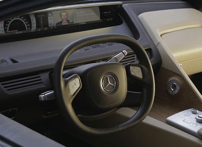 Mercedes F 700 concept car interior