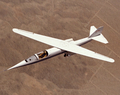 NASA AD-1 slew wing aircraft