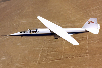 NASA AD-1 slew wing aircraft