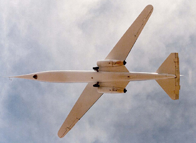 NASA AD-1 slew wing aircraft