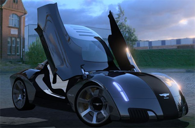 Paulin VR Concept sports car for 2012