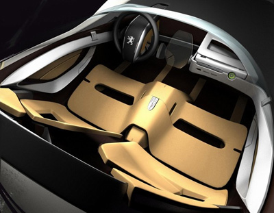 Peugeot Flux concept car interior