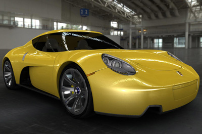 Porsche Carma concept car