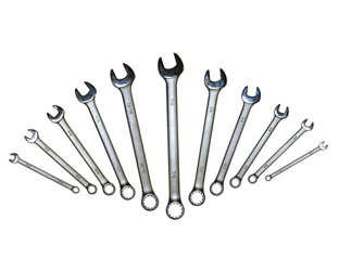 Set of Klenck combination wrenches