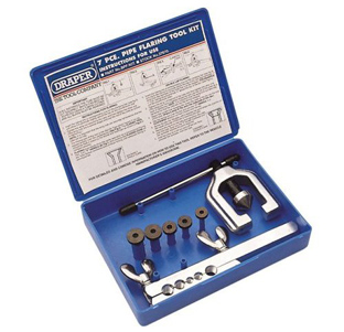 Draper 7-piece pipe flaring toolkit