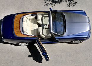 2008 Rolls-Royce Phantom Drophead Coupe above view