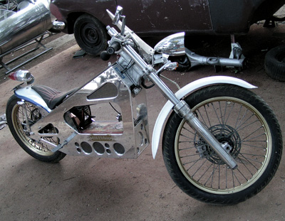 Amp Hog electric motorcycle