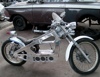 Amp Hog electric motorcycle