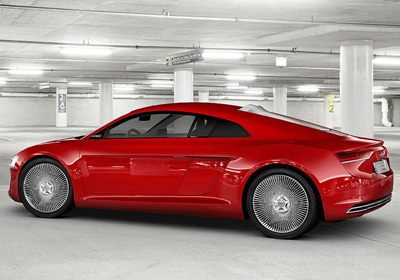 Audi R8 e-Tron electric powered concept car