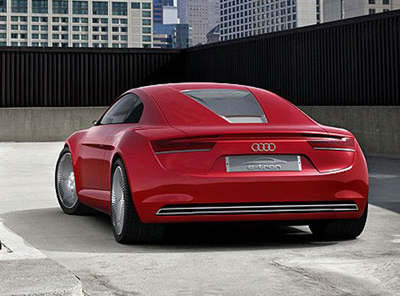 Audi R8 e-Tron electric powered concept car