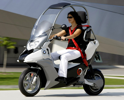 BMW C1-E enclosed electric scooter