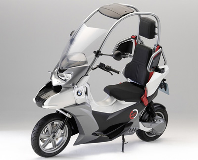 BMW C1-E enclosed electric scooter