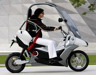 BMW C1-E enclosed electric scooter