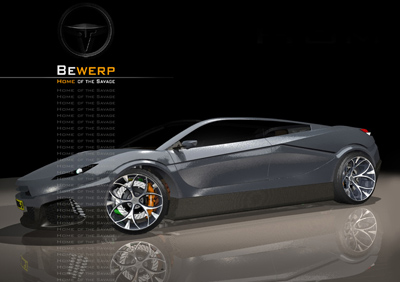 Bewerp Savage Rivale Roadyacht GTS concept car